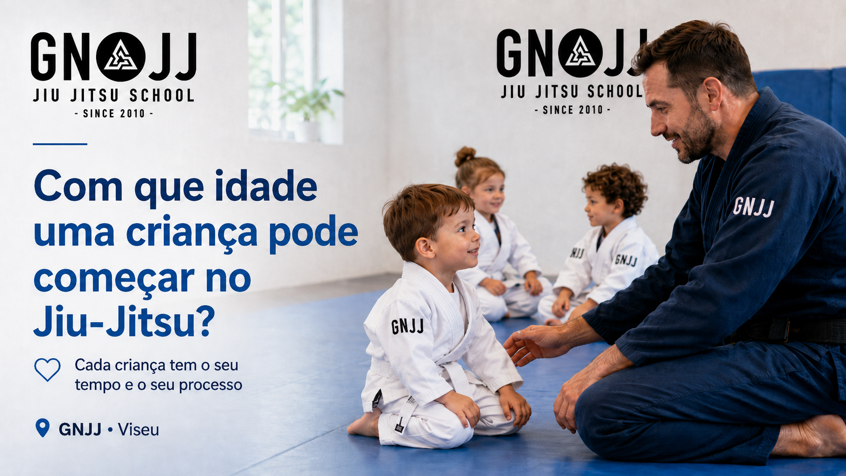 Com que idade uma criança pode começar no Jiu-Jitsu?
