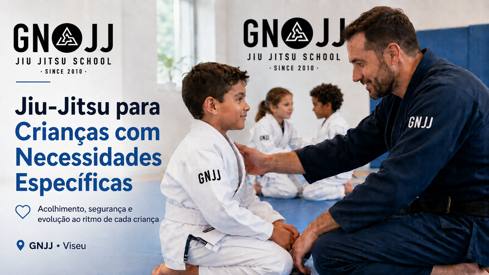 Jiu-Jitsu para Crianças com Necessidades Específicas em Viseu