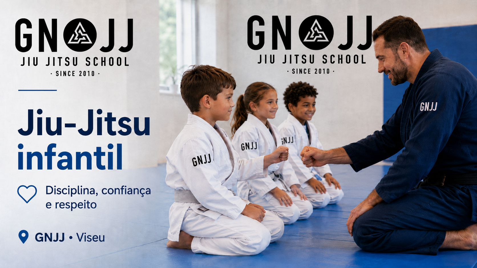 Jiu-Jitsu infantil: disciplina, confiança e respeito