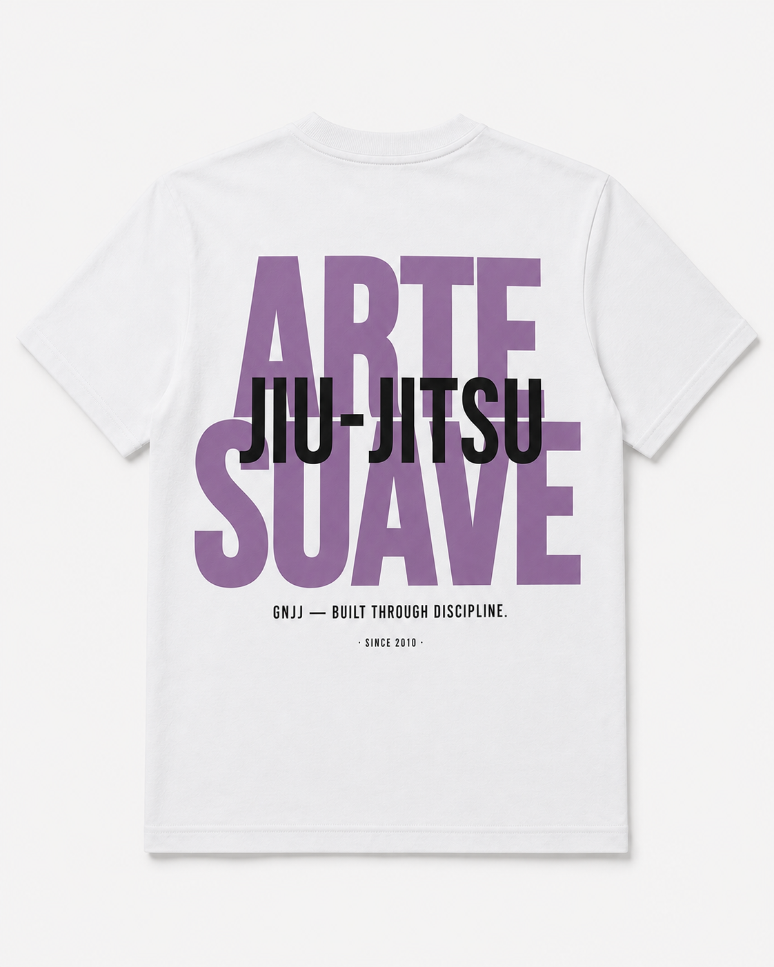 T-Shirt Jiu-Jitsu Arte Suave GNJJ - branco