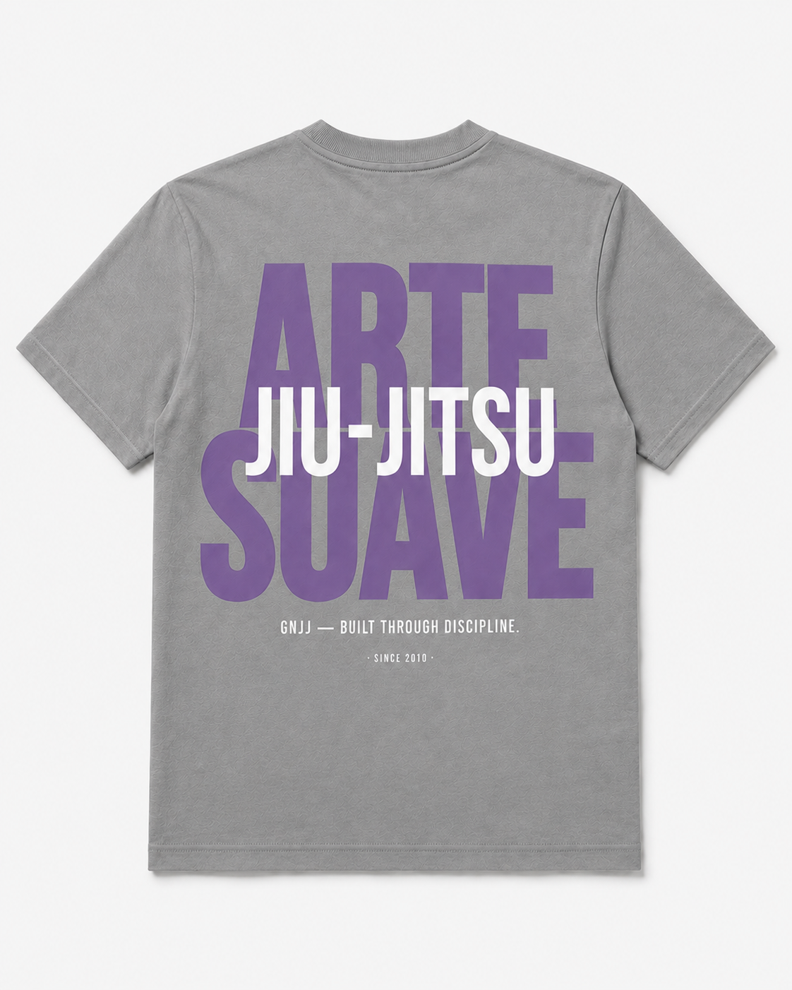 T-Shirt Jiu-Jitsu Arte Suave GNJJ - cinzento