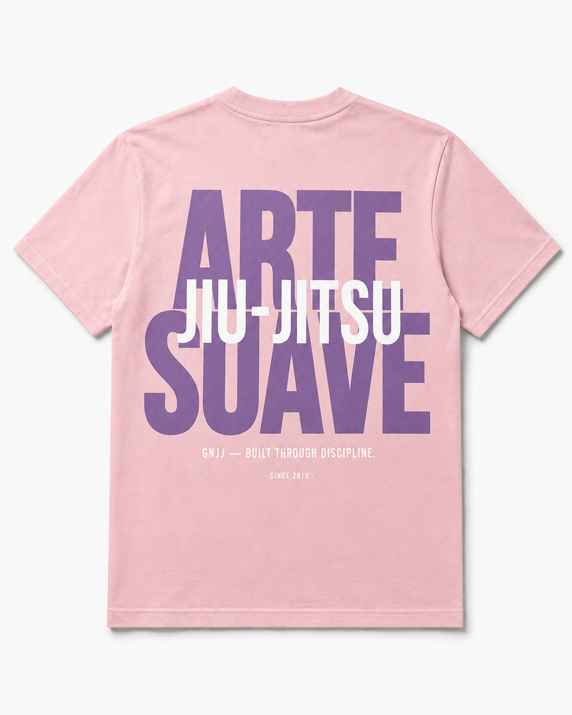 T-Shirt Jiu-Jitsu Arte Suave GNJJ - rosa