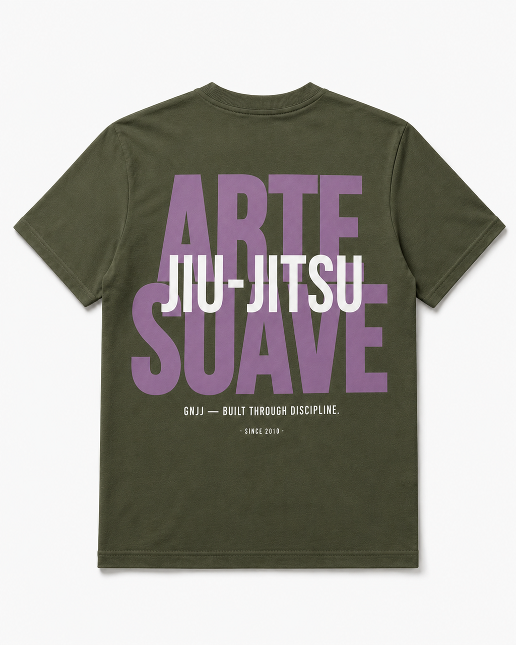 T-Shirt Jiu-Jitsu Arte Suave GNJJ - verde