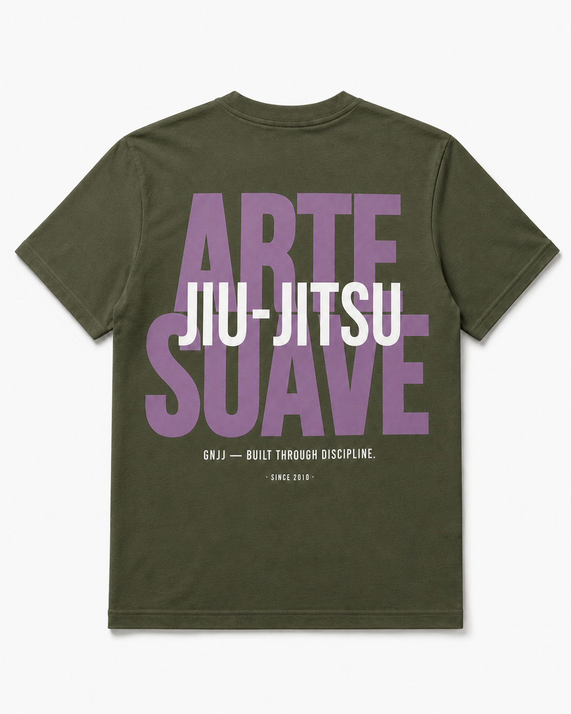 T-Shirt Jiu-Jitsu Arte Suave GNJJ - verde